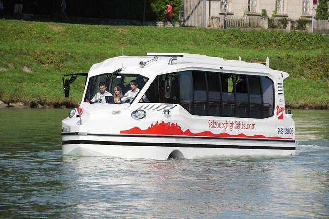 Amphibious Splash Tour on the water & on the land in Salzburg - Mozart, Mirabell, and the classic city sights by land