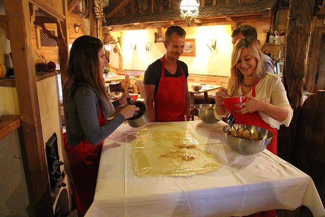 Apple Strudel & Prezel Cooking Class incl. Dinner & Music - Edelweiss Cooking School: Timing, Group Size, and the Cave Vibe