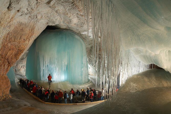 Private Werfen Ice Cave and Golling Waterfall from Salzburg - Golling Wasserfall: A Big, Romantic Stop on the Way Back