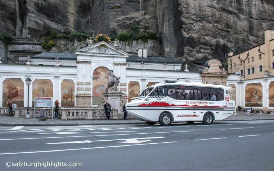 Salzburg: Amphibious Splash Tour on Land & on Water - What the 90-minute loop covers: Mirabell, Mozart, and Leopoldskron