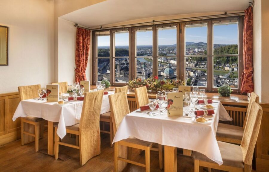 Salzburg: Best of Mozart Fortress Concert and Dinner - Viewing Salzburg from above: twilight is the secret ingredient
