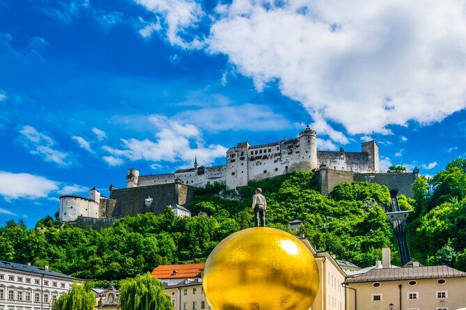 Salzburg Old Town Walking Tour, Mozart, Mirabell Gardens - Hohensalzburg Fortress viewpoint: the big finale shot