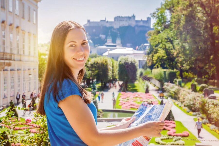 Salzburg Tour: Mirabell Gardens, Sound of Music, Mozart - Salzburg Cathedral, Kollegienkirche, and the Residence area